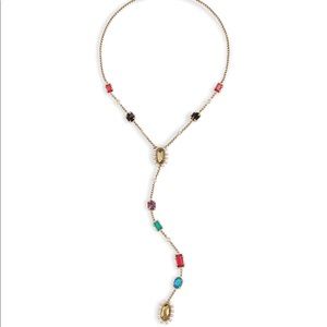 Kendra Scott Liesel Y Necklace in Brass